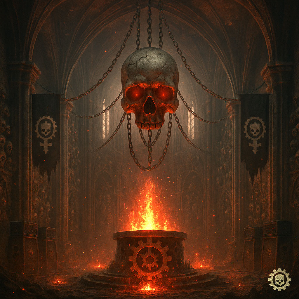 The ritual threshold inside the Cathedral of Noise
